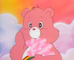 care bear pink and blue