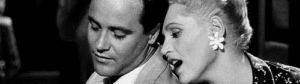 GIF from It Should Happen to You with Jack Lemmon and Judy Holliday singing a duet of "Let's Fall in Love"