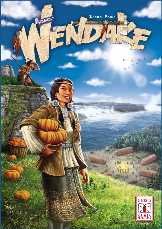 Box cover art for the tabletop game Wendake