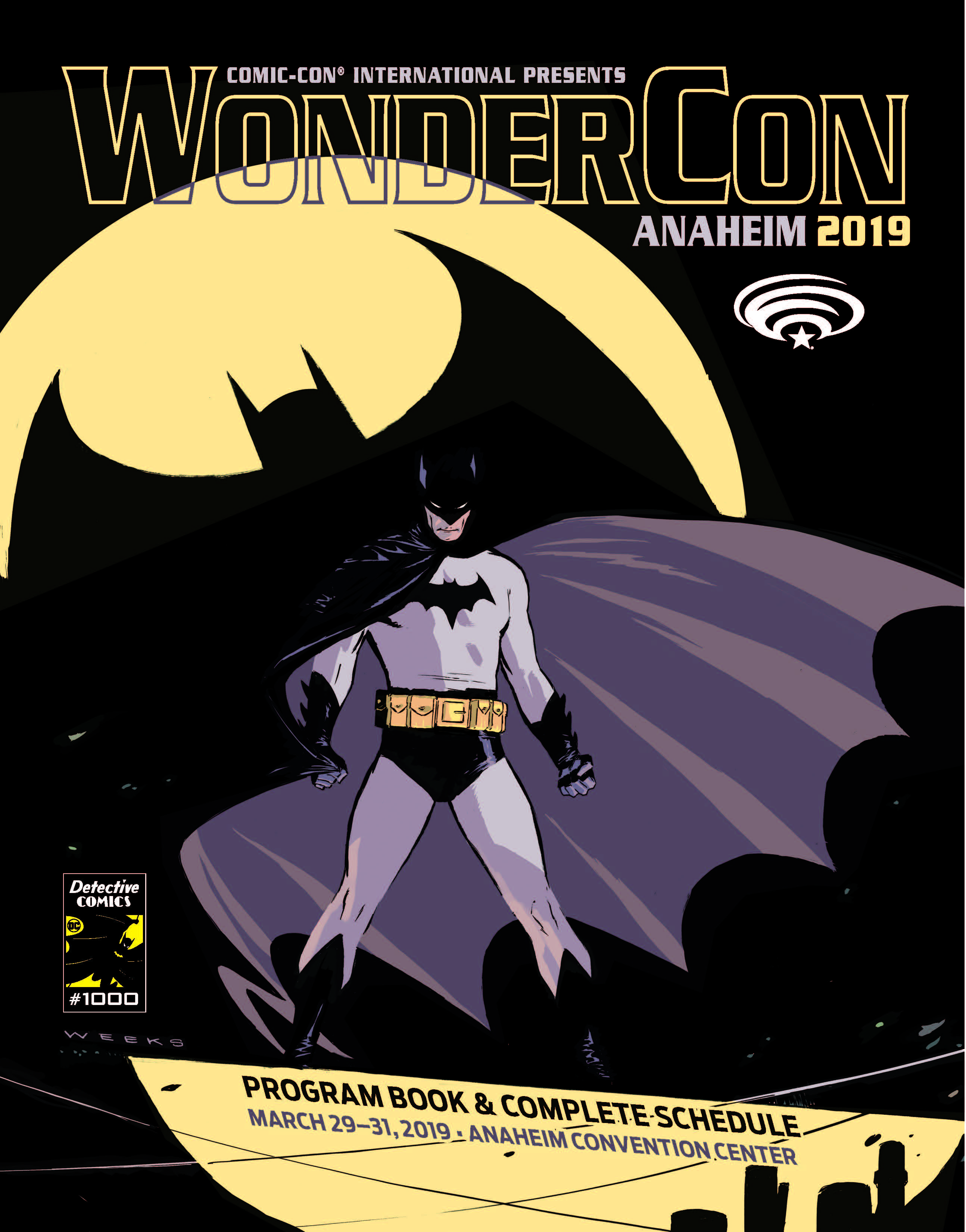 WonderCon Guide Cover with Batman