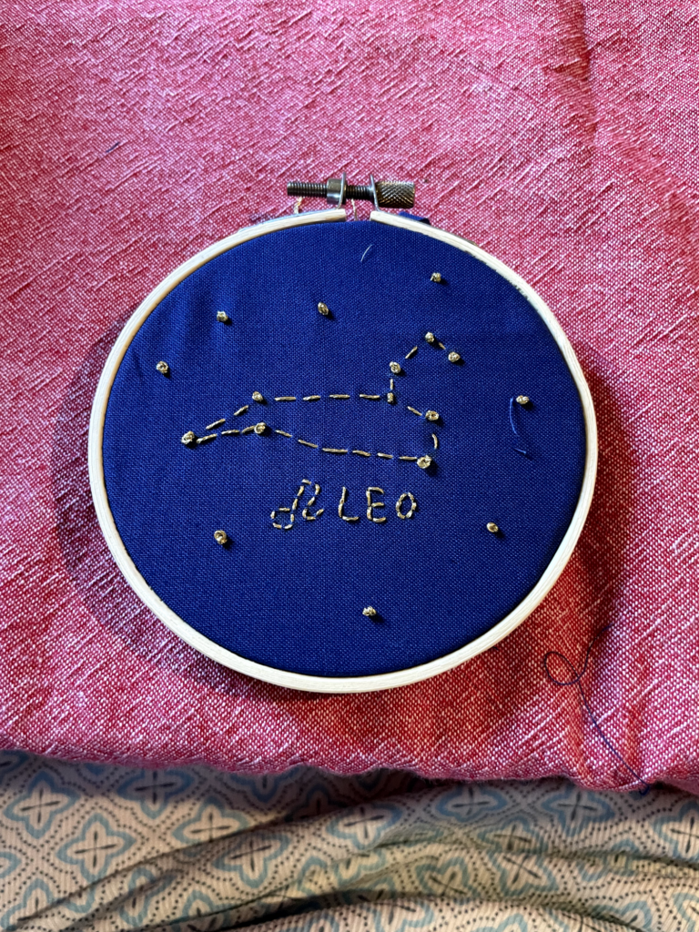 completed project with the Leo constellation showing