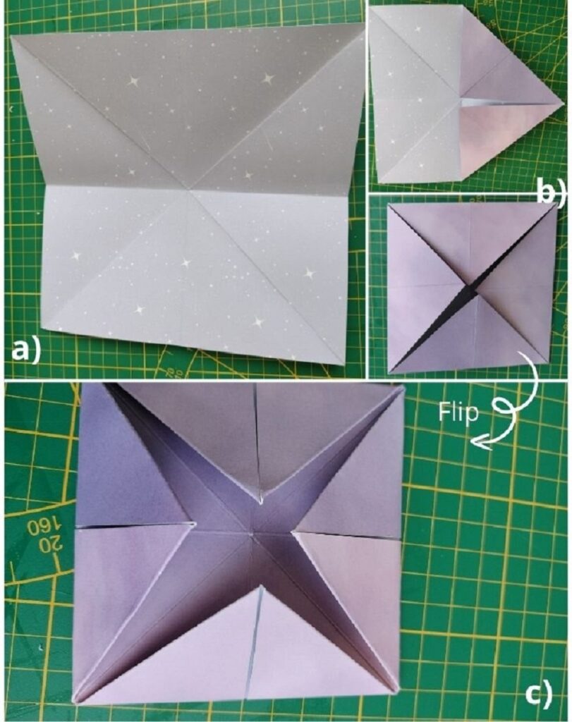 folding the storyteller based on instructions